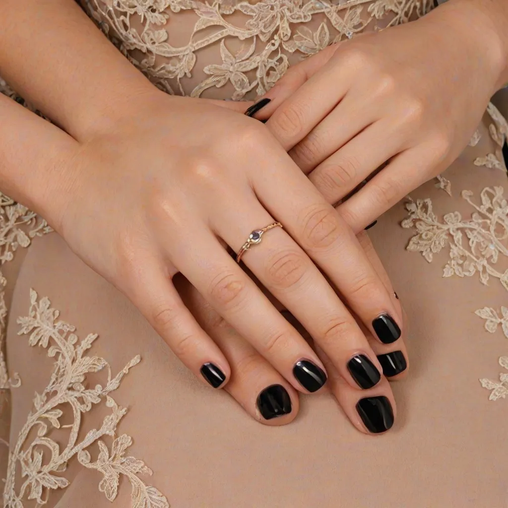 Jakie paznokcie do czarnej sukienki? Klasyka czy odważne kolory?